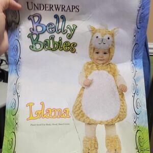Halloween Llama Plush Costume‎ Complete Kid 4-6 Belly Babies